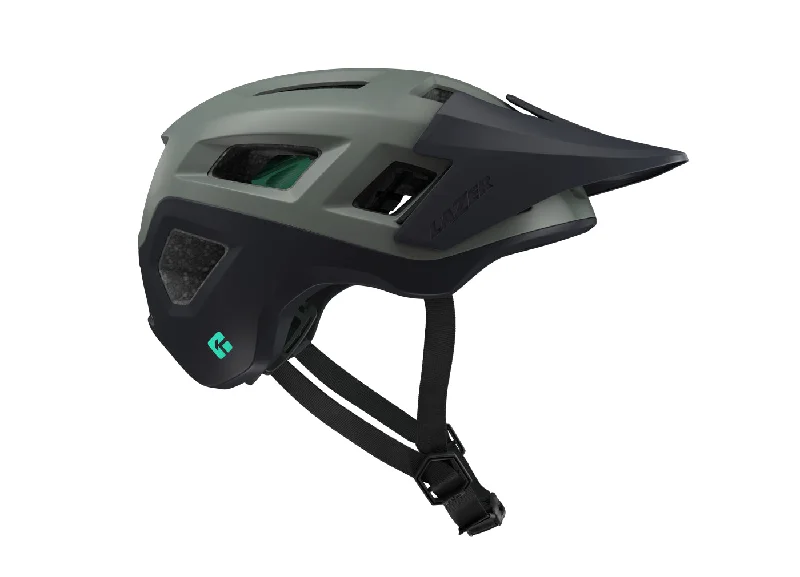 Lazer Helmet Coyote KC Mountain Bike Helmet - Matte Dark Green