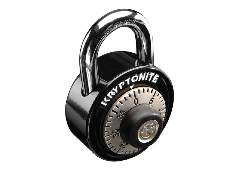 Kryptonite Gripper Combination Steel Padlock - Black