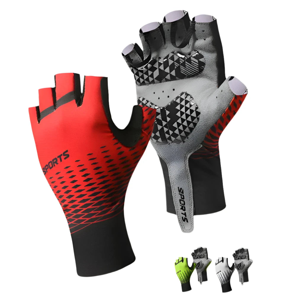 1 Pair Sports Cycling Gloves Half Finger Bike Gloves - Mountain Biking Gloves for Men and Women MTB Bicycle Gloves Working Out