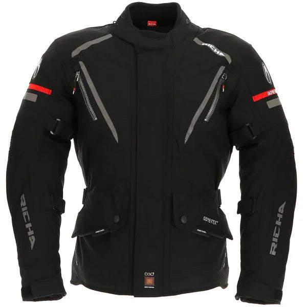 Richa Cyclone Gore-Tex Waterproof D3O Textile Jacket - Black