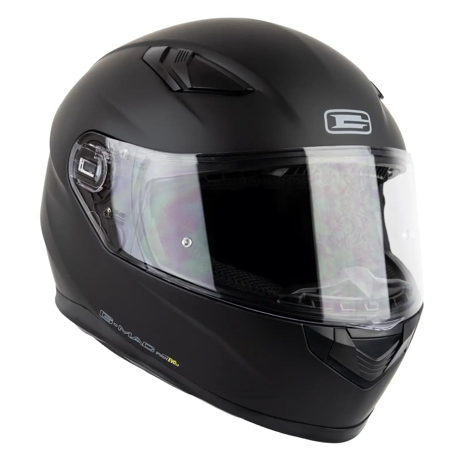 G-Mac Pilot Evo 2.0 Full Face Motorcycle Helmet