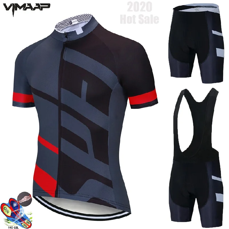 Summer team Cycling Jersey Set Mens Clothing Bike Clothes Cycling Clothing Breathable Short Sleeve suit