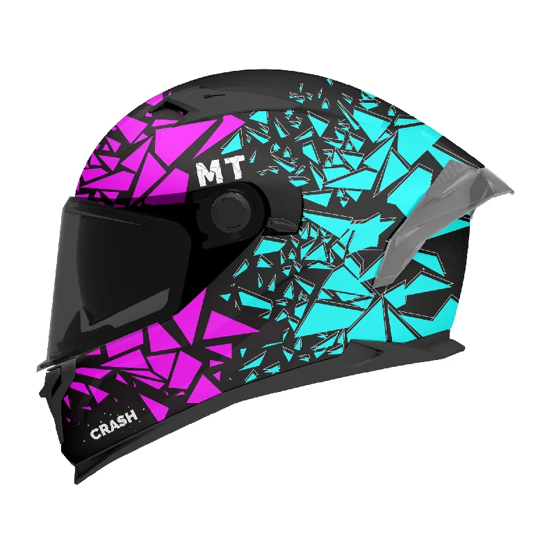 Crash Matt Black / Purple / Blue