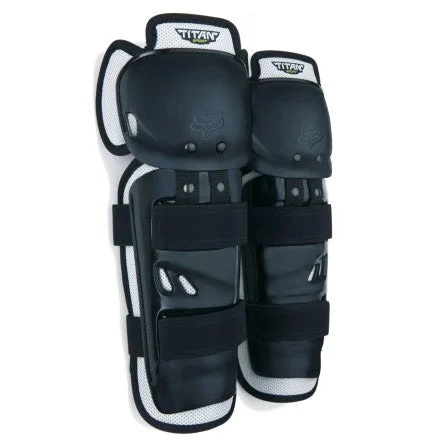 Fox Titan Sport Knee/Shin Guard Blk Youth