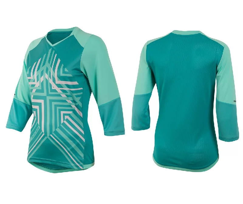 Pearl Izumi Launch 3/4 Sleeve MTB Jersey - Womens - Aqua Mint