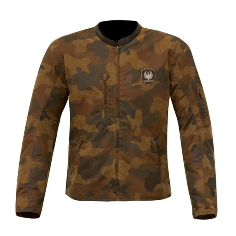 Merlin Covert Camo Wax  Jacket - Tan