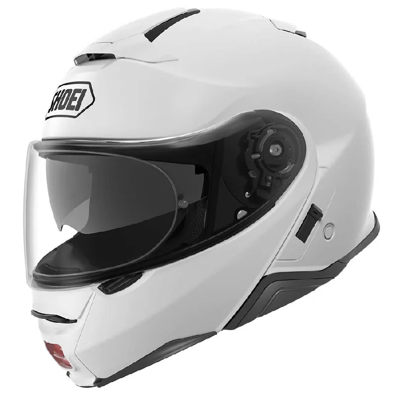 Shoei Neotec 2 Flip Front Motorcycle Helmet Plain + FREE SENA SRL2 Intercom System