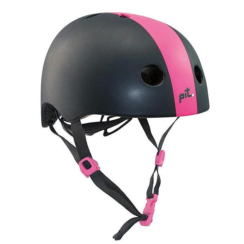 PIT Urban Helmet - Matt Black / Matt Pink