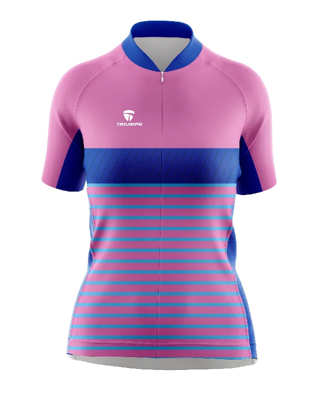 Triumph Cadance Short Sleeves Womens Cycling Jersey - Pink