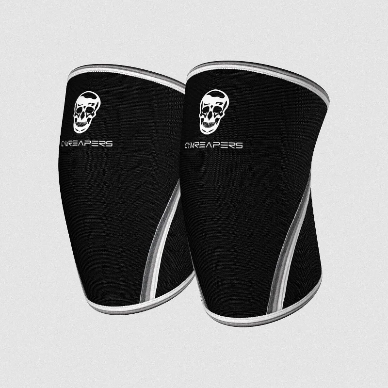 Gymreapers 7MM Knee Sleeves - Black/White