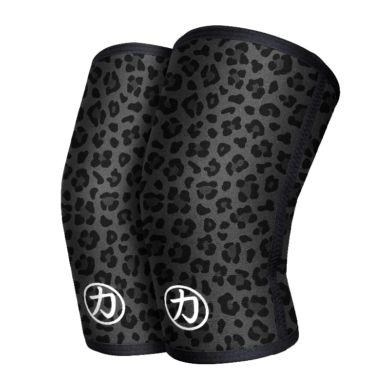 7mm Inferno Neoprene Knee Sleeves, Dark Leo - IPF Approved (Pair)