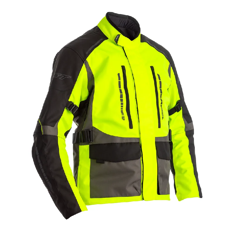 RST Atlas CE Textile Jacket - Flo Yellow / Black / Grey