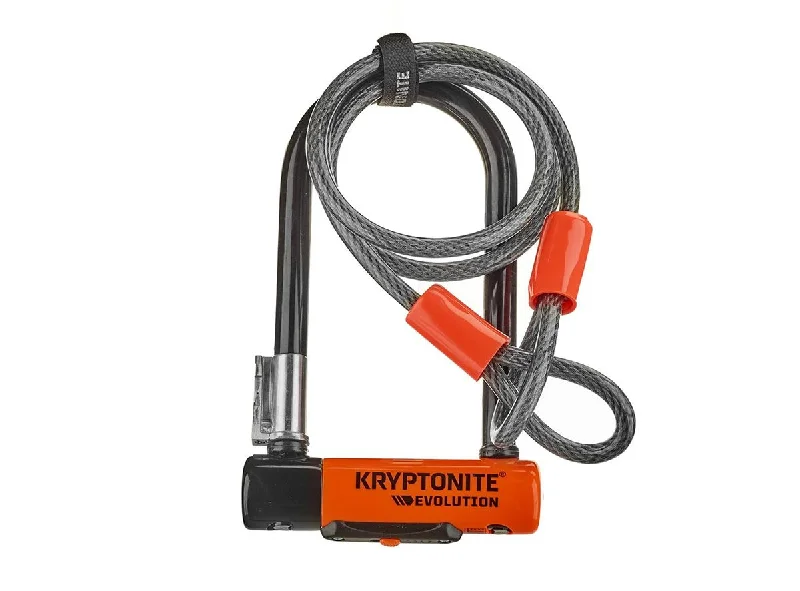 Kryptonite Evolution Series U-Lock - Keyed - Black-Orange