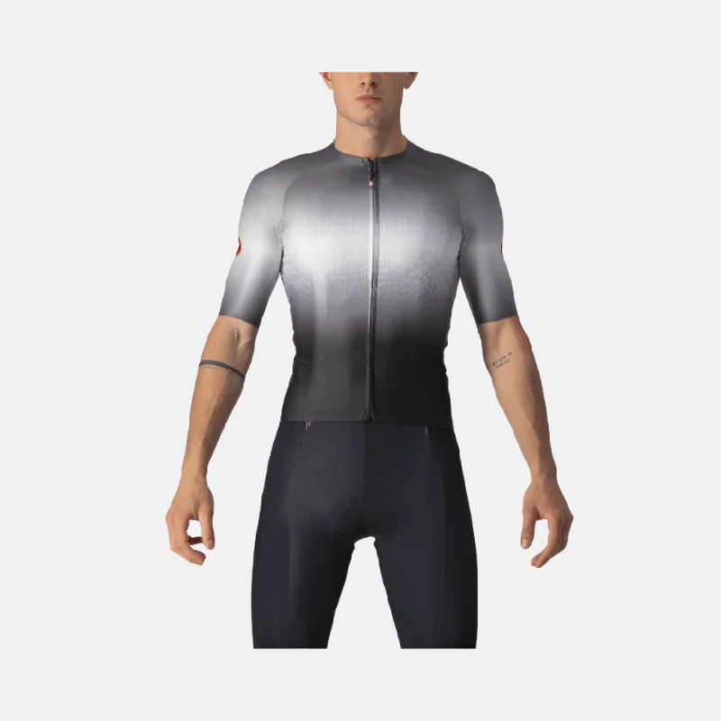 Castelli Aero Race 6.0 Men's Cycling Jersey -Black/Dark Grey