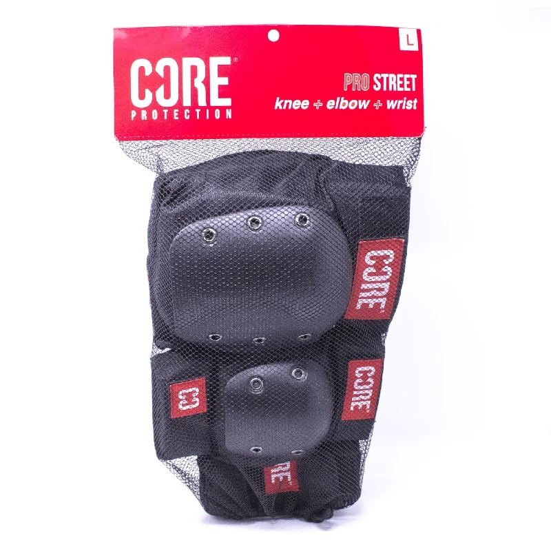 CORE Protection Triple Pro Street Pad Set (Knee/Elbow/Wrist)