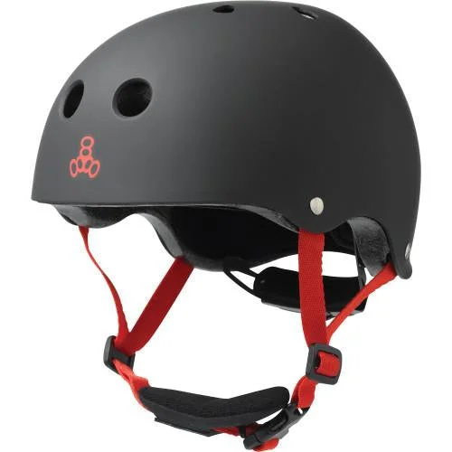 Triple 8 Lil 8 Certified Youth Helmet Black Rubber