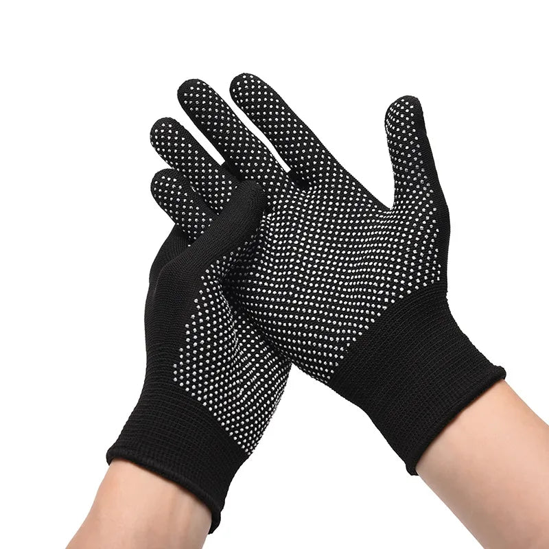 Thin Nylon Gloves For Autumn And Summer Black Gloves For Spring Cycling And Driving Training Sun Protection Full Finger Gloves