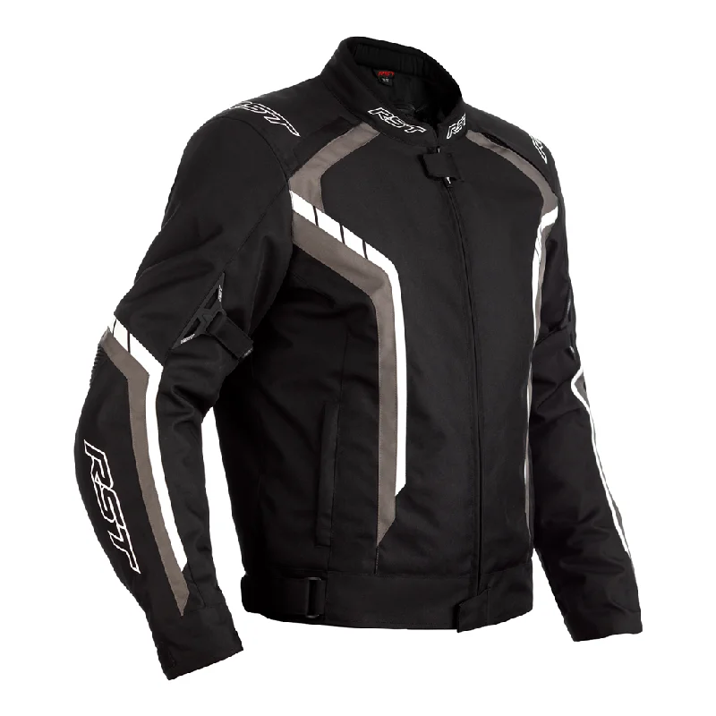 RST Axis CE Summer Textile Jacket - Black / Grey / White