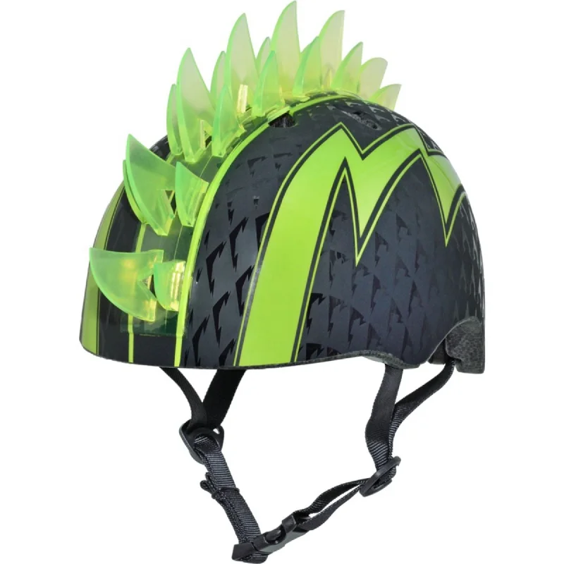 Raskullz Helmet Green Bolt USB Light Up