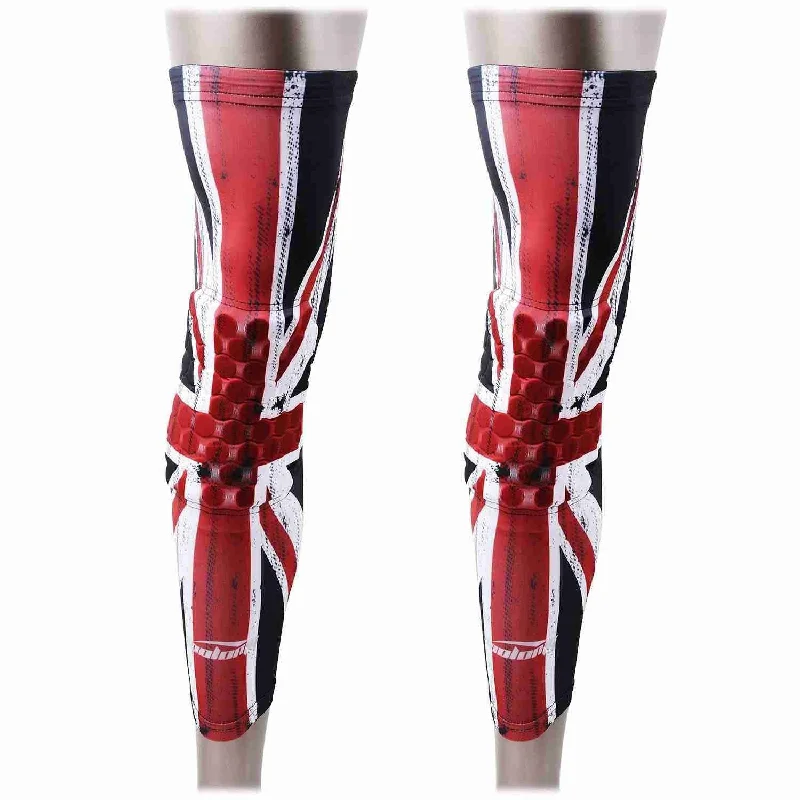 UK FLAG Printed Basketball Leg Knee Sleeves