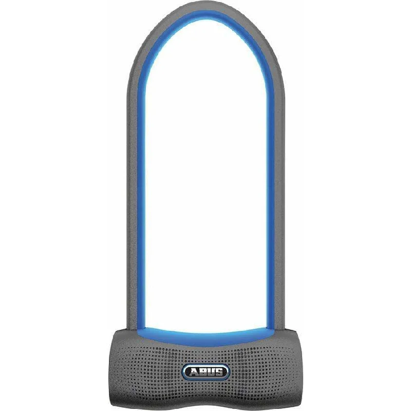 770A SmartX Bike U-Lock - 4.2 x 11.8", Keyless, Gray/Blue, Includes USH Bracket