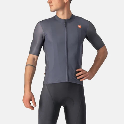 Castelli Endurance Elite Men's Cycling Jersey -Dark Grey