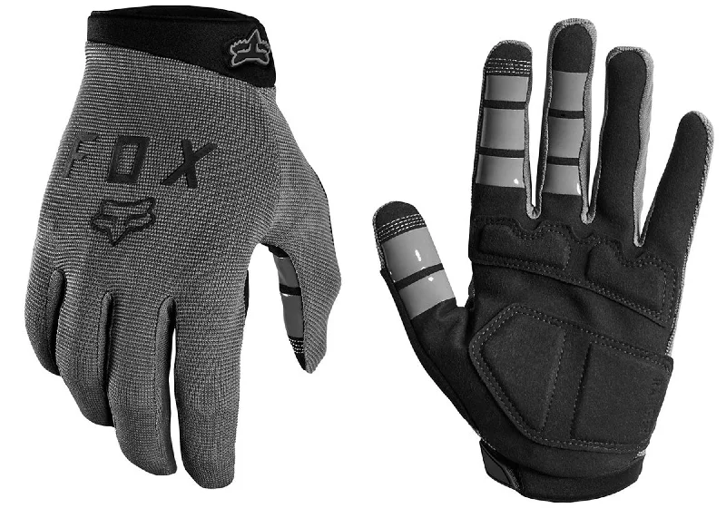 Fox Ranger Mens MTB Gel Gloves, Pewter