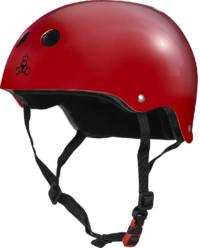 Triple 8 THE Certified Helmet SS Scarlet Red Glossy