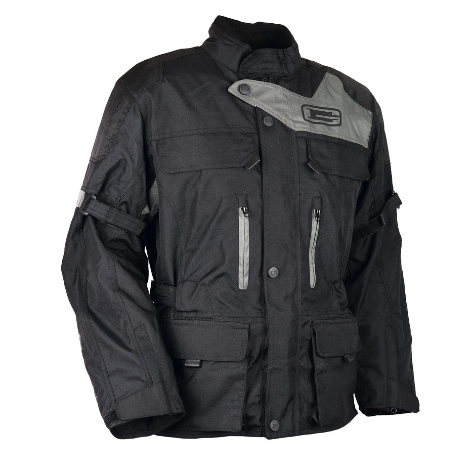 G-Mac Pilot Pro Waterproof Textile Jacket - Black / Gunmetal