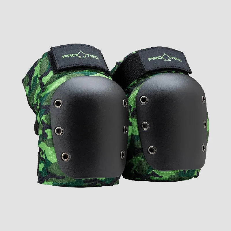 Protec Street Open Back Knee Pads Camo