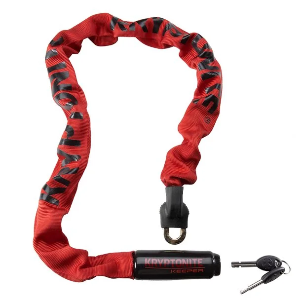 Kryptonite Keeper 785 Integrated Chain Lock - Red