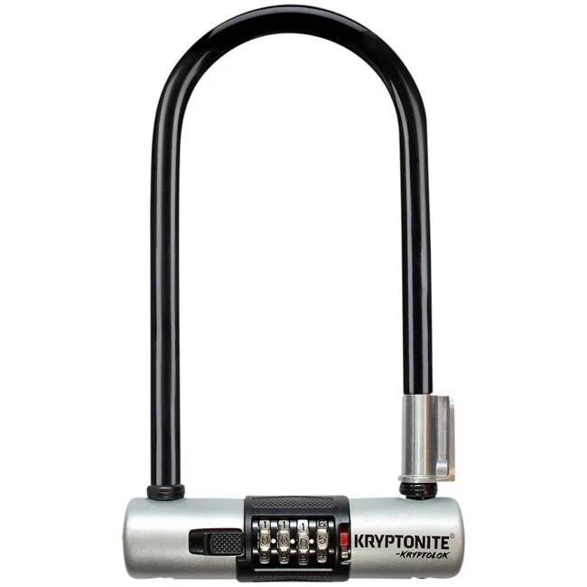 Kryptonite KryptoLok Combination U-Lock - 4"x9" - Black