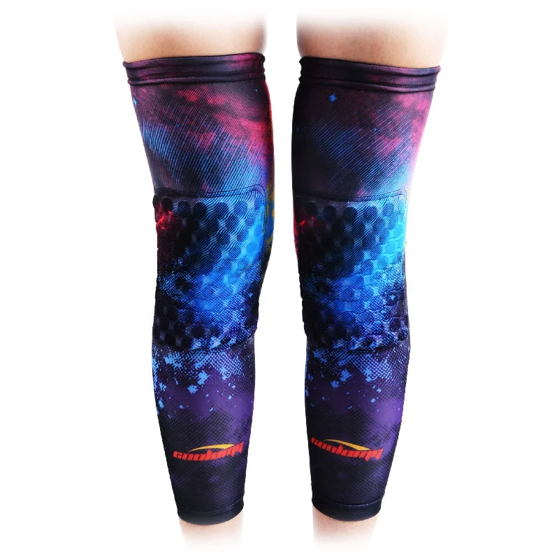 Padded Nebula Galaxy NASA Knee Long Sleeve  2 PCS