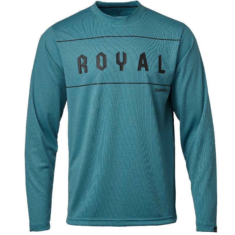 Royal Quantum Long Sleeve MTB Jersey - Steel Blue - 2022