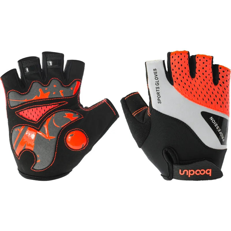 Fashion 2171024  Fingerless Shock Absorbing Bike Cycling  Gloves