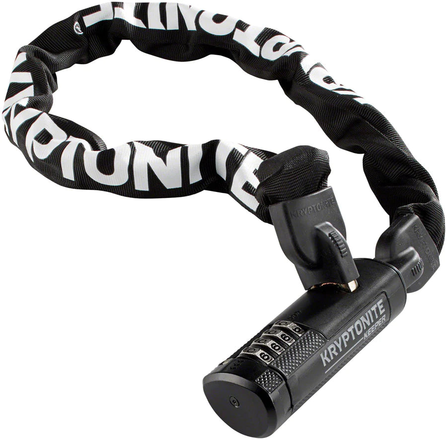 Kryptonite Keeper 790 Chain Lock - Combination - Black