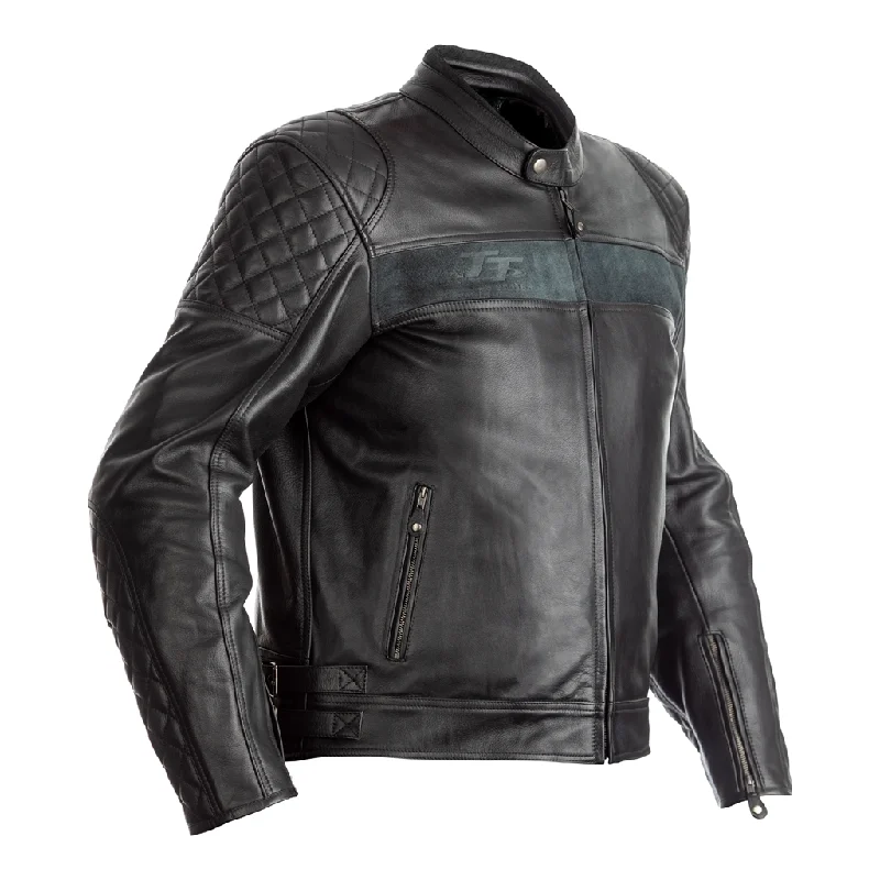 RST IOM TT Brandish CE Leather Jacket - Black