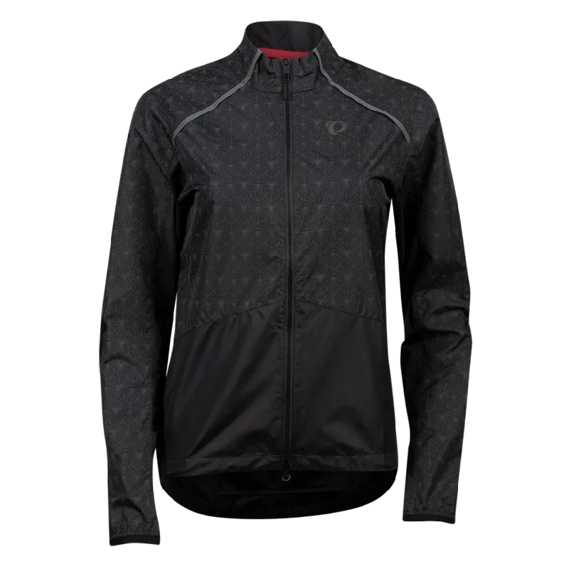 Pearl Izumi Bioviz Barrier Cycling Jacket - Womens - Black-Reflective Deco - 2020