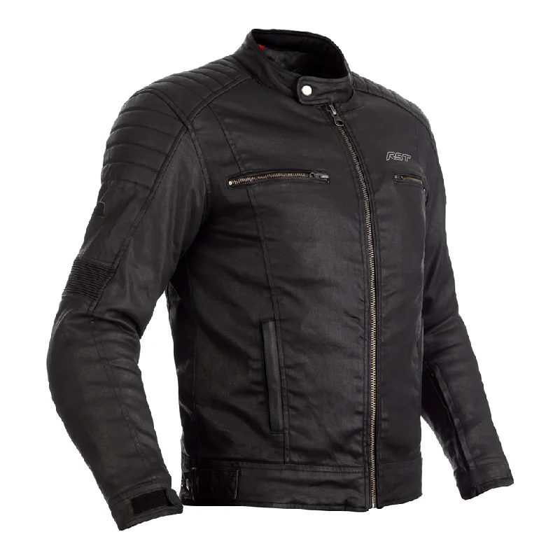 RST 102975 Brixton CE Wax Textile Jacket - Black