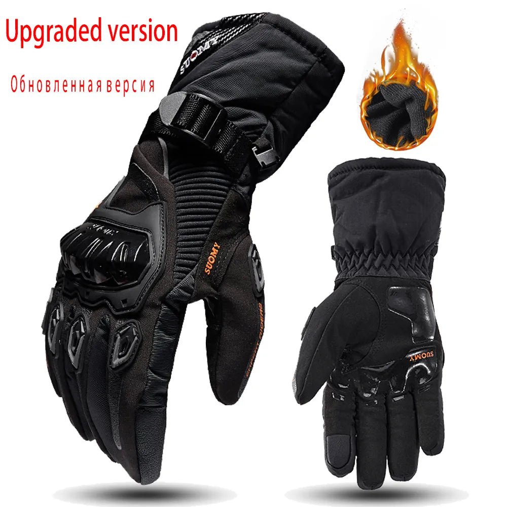 Motorcycle Riding Gloves Windproof And Waterproof Cycling Touch Screen Motorcycle Off-Road Gloves Winter