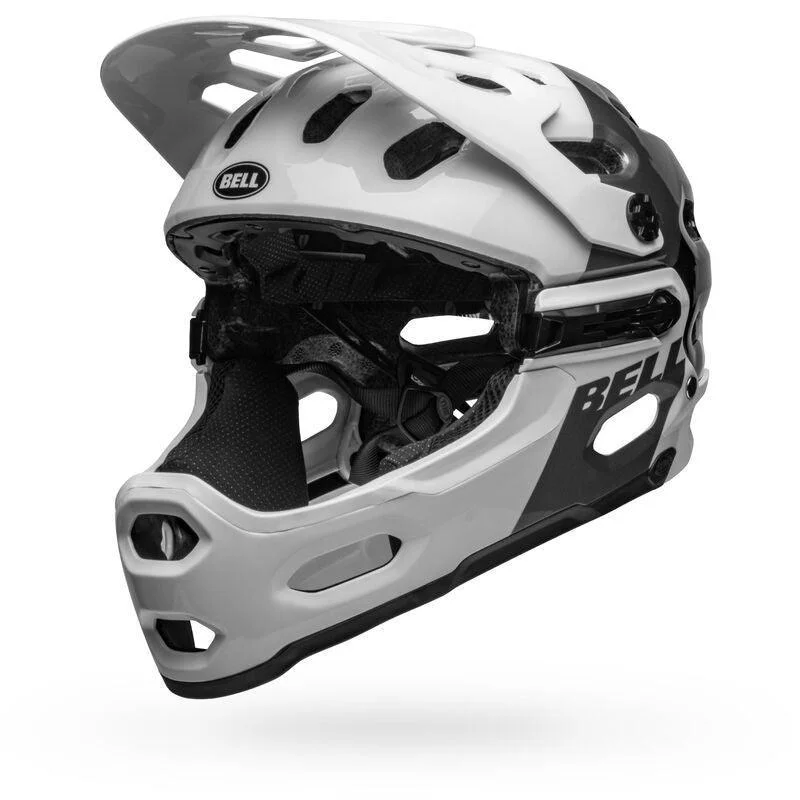 Bell Super 3R (MIPS) MTB Helmet - White / Black