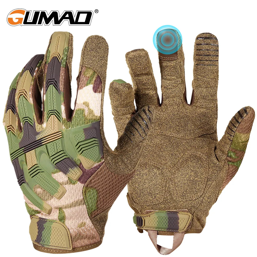 Touch Screen Tactical Cycling Gloves Outdoor Army Military Combat Airsoft Paintball Hunting Shooting Bicycle Anti-Slip Men Women