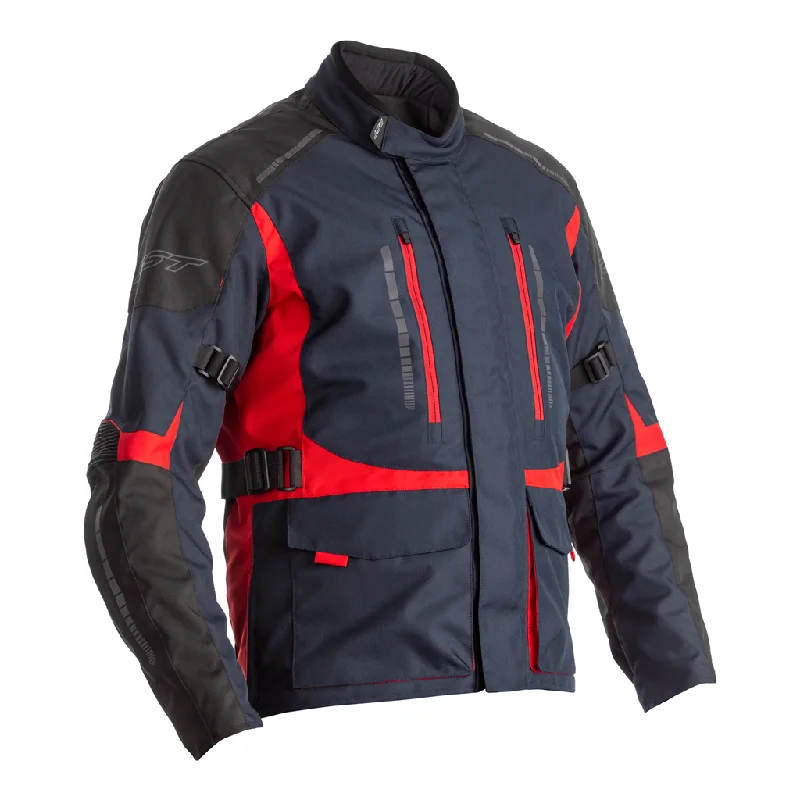 RST Atlas CE Waterproof Textile Jacket - Blue / Black / Red