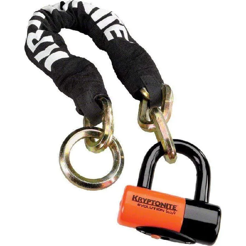 New York Noose Bike Chain 1275 and Evolution Disc Bike Lock: 2.5' (70cm)