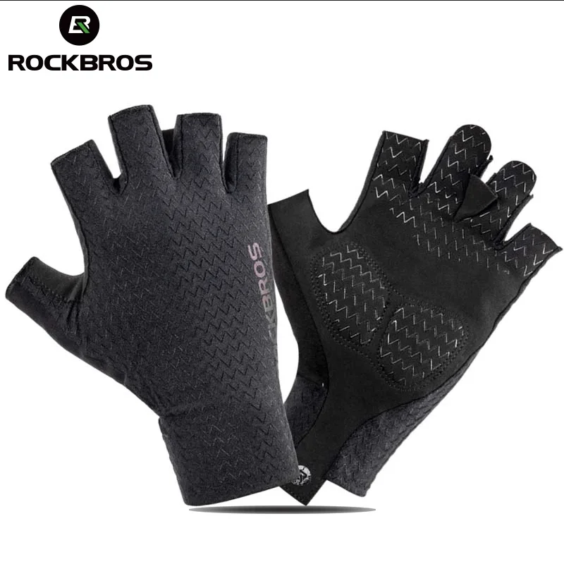 Cycling Half Finger Gloves Breathable Bike Bicycle Fitness Sport Gym Glove Unisex