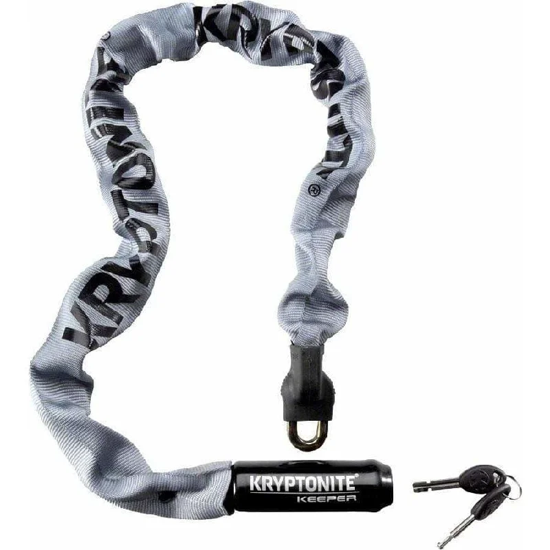 Krypto Keeper 785 Integrated Chain Bike Lock: 2.8' (85cm) Gray