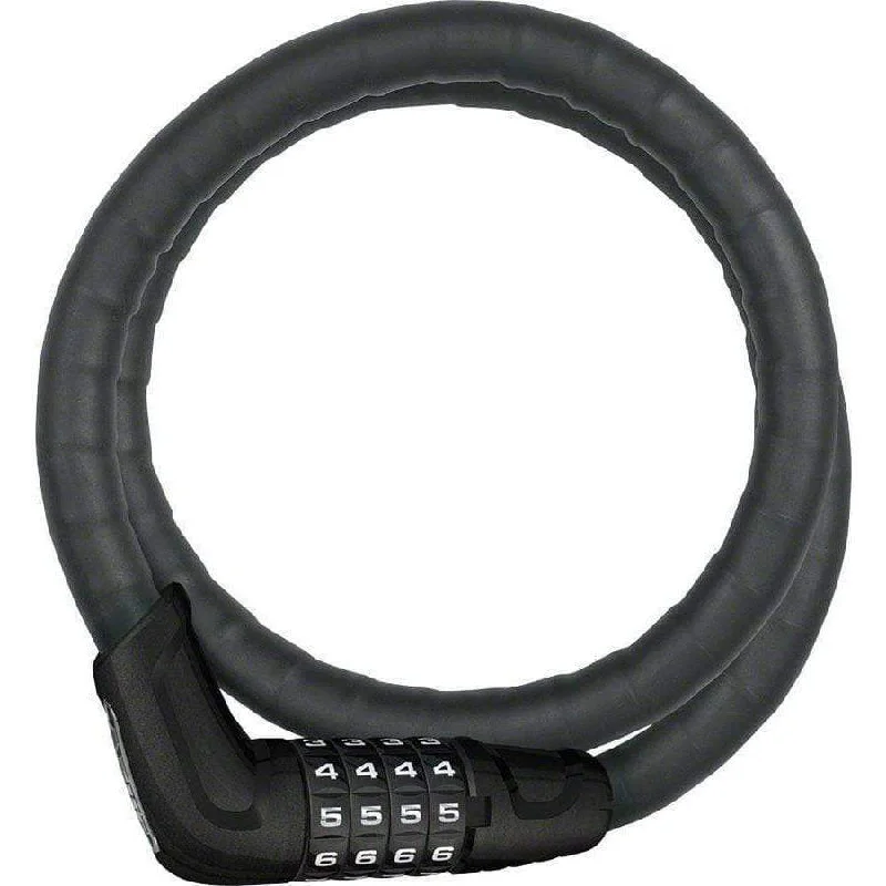 Combination Bike Cable Lock Steel-O-Flex Tresor 6615C: 85cm x 15mm With Mount