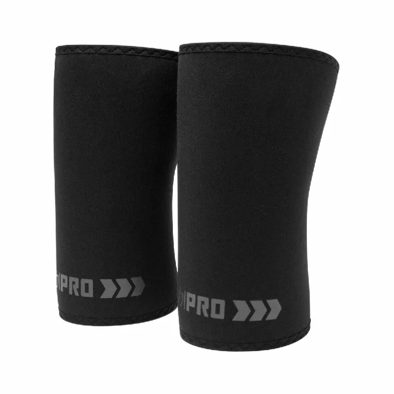 7mm Inferno PRO Knee Sleeves - Extra Stiff Neoprene, Stealth - IPF Approved