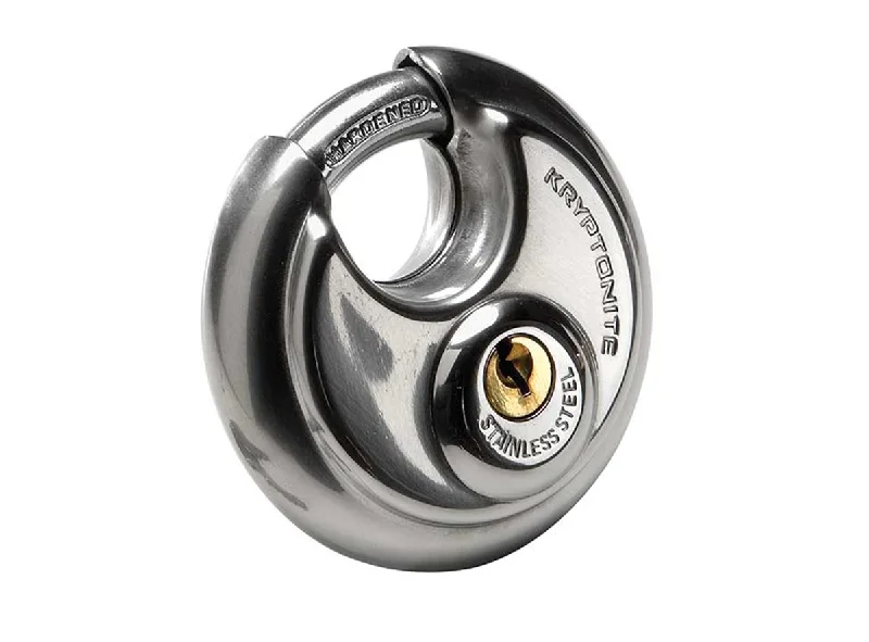 Kryptonite Stainless Steel Disc Padlock - Silver