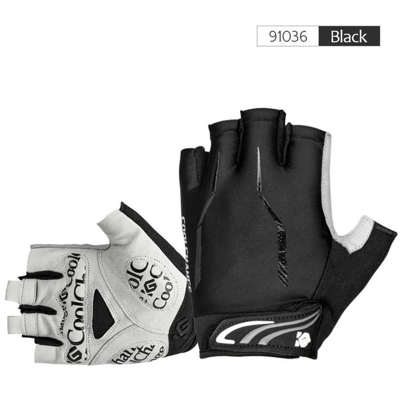 CoolChange Cycling Half Finger Shockproof Bike Gloves